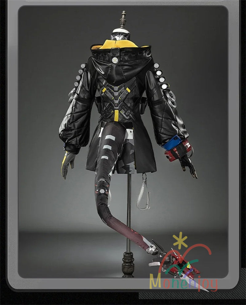 Monenjoy　ゼンレスゾーンゼロ　オルペウス　コスプレ衣装　鬼火　ゼンゼロ／ZZZ　イベント 鬼火+角＋尻尾追加可能　ボルス小隊　ハロウィン　