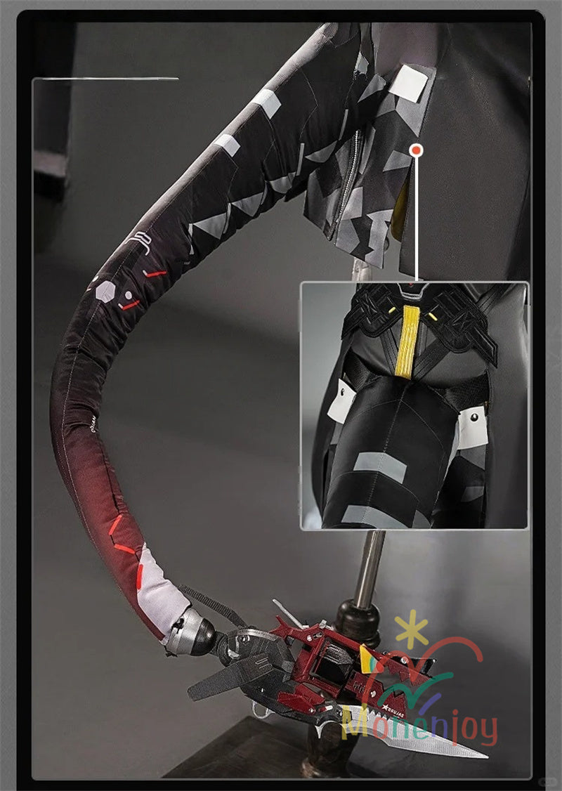 Monenjoy　ゼンレスゾーンゼロ　オルペウス　コスプレ衣装　鬼火　ゼンゼロ／ZZZ　イベント 鬼火+角＋尻尾追加可能　ボルス小隊　ハロウィン　