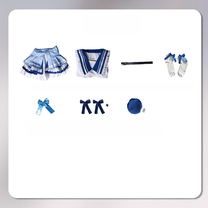 「在庫限り・完売次第終」Monenjoy　鳴潮　ローソンコラボ　フィービー　コスプレ衣装　ワンピース　ドレス　セーラー服　ロリータ　共鳴者　コスチューム　イベント　かわいい　