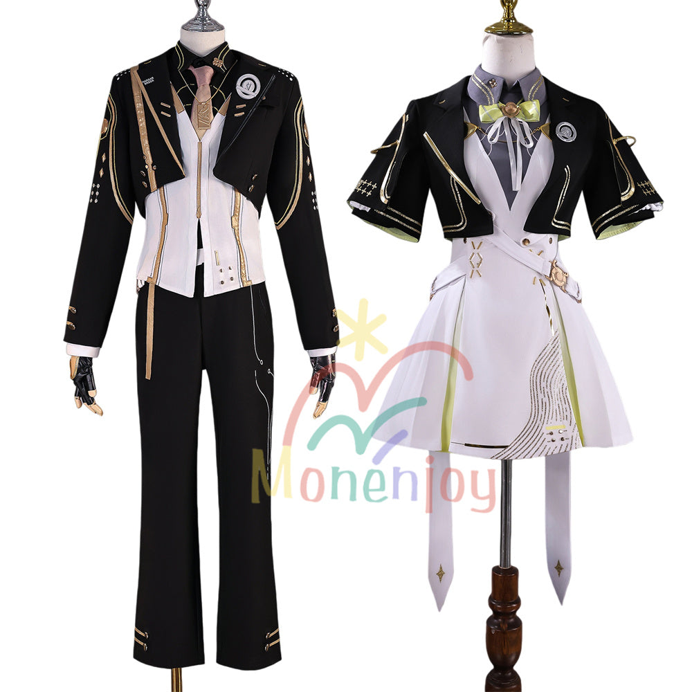 Monenjoy 鳴潮 漂泊者 コスプレ衣装 永久に輝く星明り プレミアムユニフォーム・仮装セット MONENJOY