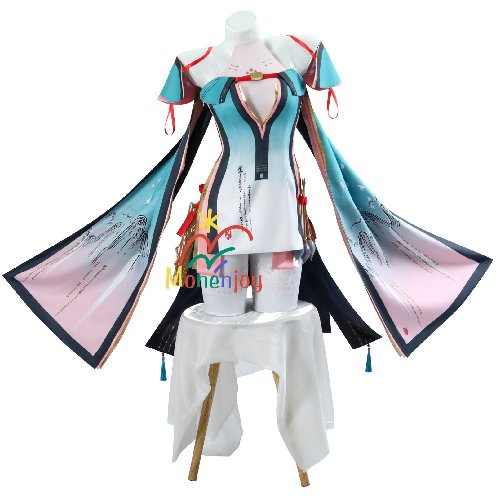 Monenjoy 鳴潮 折枝　コスプレ衣装　オリエ　コスチューム　3d樹脂アクセサリー＋ウィッグ追加 - Monenjoy