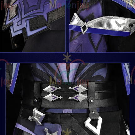 Monenjoy　原神 フリンズ　コスプレ衣装　Genshin　ライトキーパー　雷元素　 闇影と灯り　 コスチューム　ナド・クライ　