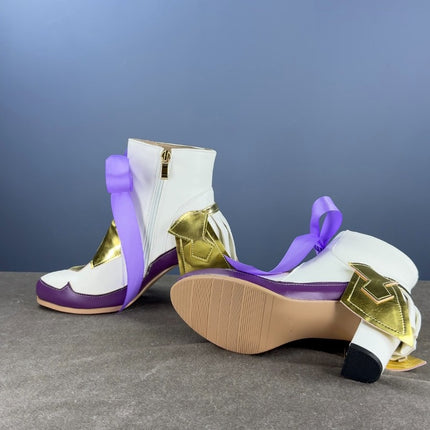 Monenjoy 崩壊3rd ハーイ愛の妖精さん エリシア　コスプレ　ブーツ　シューズ　コスプレ道具