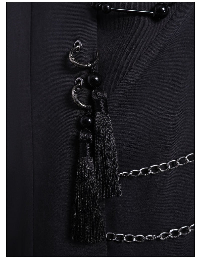 Monenjoy ภาพยนตร์แอนิเมชันเรื่อง "KPOP Girls! Demon Hunters Saja Boys" ชุดคอสเพลย์สีดำอีเวนต์ 