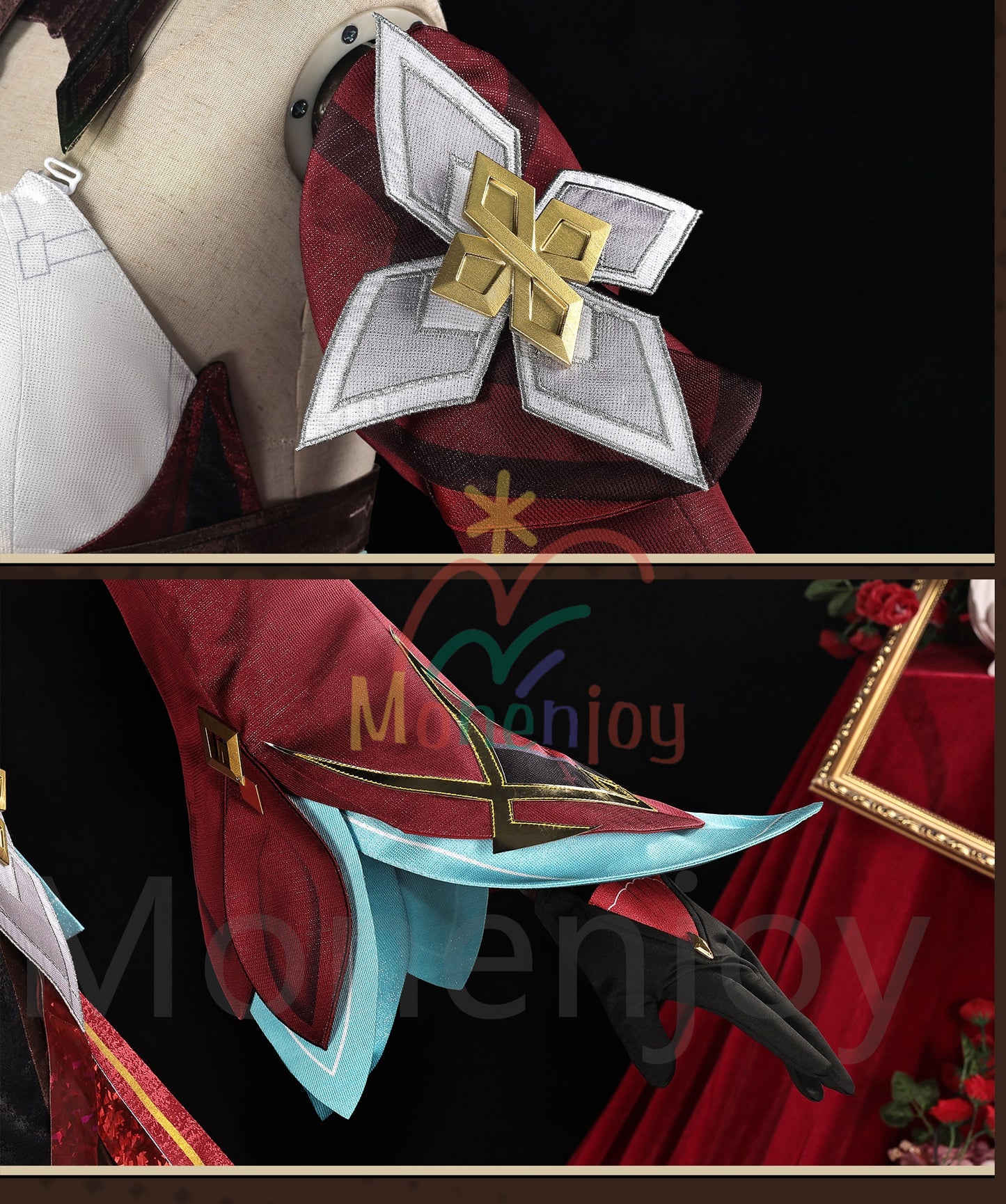 Monenjoy　原神　アリス　コスプレ衣装　3d樹脂製パーツ　帽子付　クレー　魔女　ナド・クライ編 MONENJOY