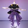 Monenjoy　名探偵プリキュア！ 森亜 るるか 　コスプレ衣装　たんプリ 　キュアアルカナ・シャドウ　ドレス　イベント MONENJOY