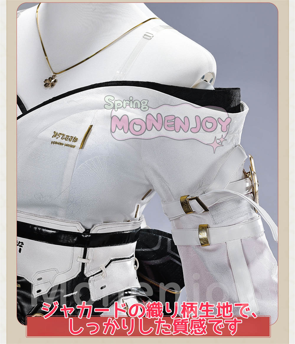 Monenjoy　鳴潮 緋雪 コスプレ衣装　ひゆき　ジャカード織りの生地　超立体3DPLA材質パーツ　コスチューム　イベント舞台対応 MONENJOY