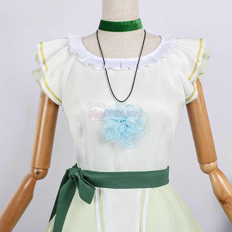 Monenjoy　中国コラボ 葬送のフリーレン×KFC　コスプレ衣装　ワンピース　コスチューム - Monenjoy