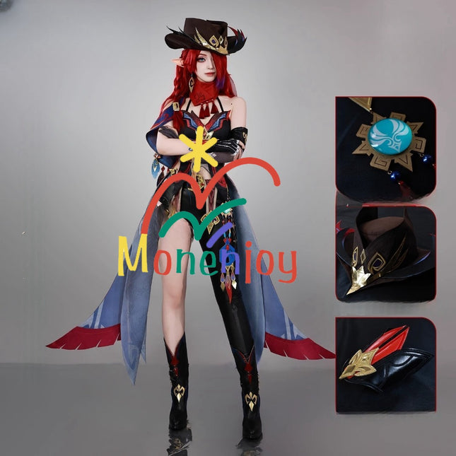Monenjoy　原神(げんしん)　チャスカ　コスプレ衣装　イベント　仮装　実物化　アクセサリー - Monenjoy