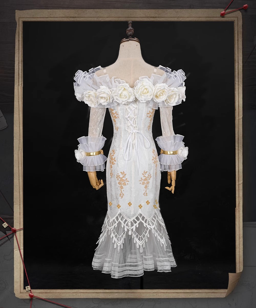 Monenjoy アイデンティティ5 調香師 今宵こそ コスプレ衣装 オフショルダー スカート IdentityV 第五人格　肩出し ワンピース イベント　GS1157 - Monenjoy