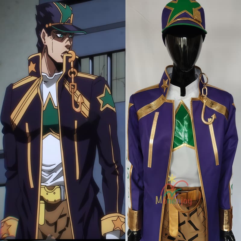 Monenjoy ジョジョの奇妙な冒険　空条承太郎　コスプレ衣装　帽子付　空条徐倫　コスプレ衣装　コスチューム　イベント