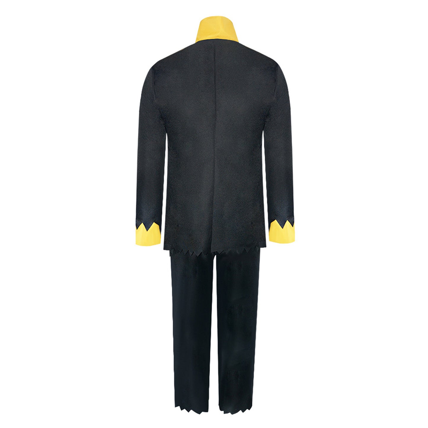 Monenjoy ONEPIECE ブルック　麦わらの一味 音楽家 ソウルキング 海賊団 紳士衣装 スーツセット　黒色　礼服　コスチューム　COS　ハロウィン　舞台衣装　学園祭　クリスマス　イベント - Monenjoy