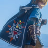 Monenjoy ゼルダの伝説ティアーズオブザキングダム リンク コスプレ　マント　豪華コスプレ衣装　 重工刺繍ケープ（マント） - Monenjoy