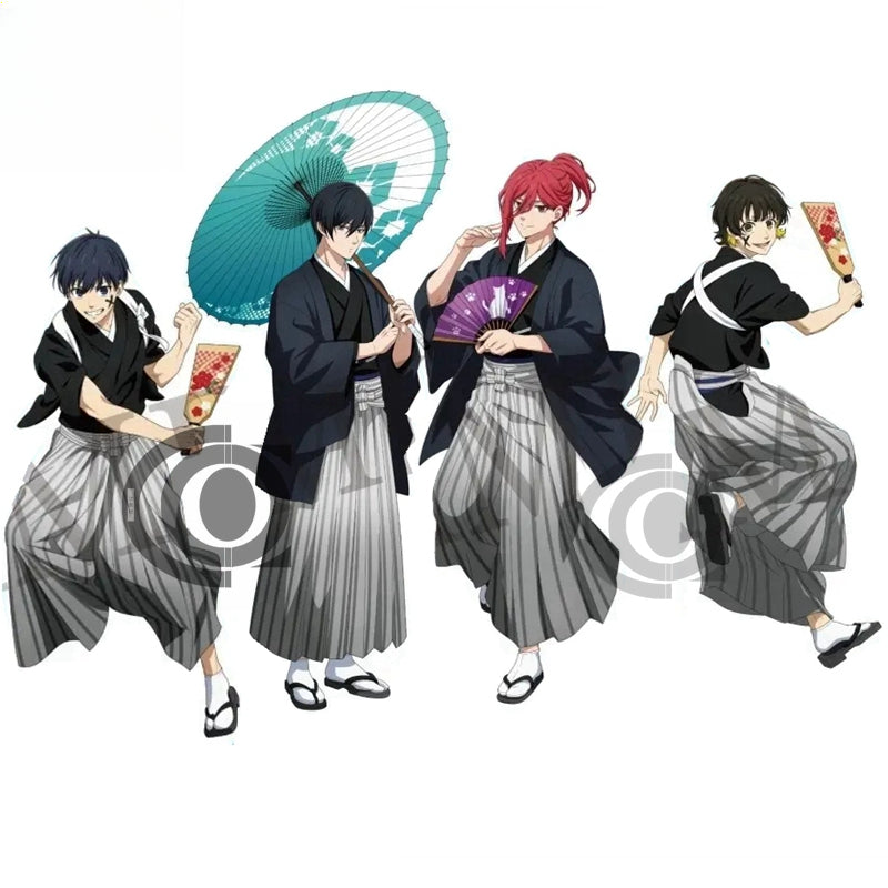 Monenjoy ブルーロック 和服姿 コスプレ衣装　イベント　大正ロンマン　エゴい　潔世一・蜂楽廻・千切豹馬・國神錬介・凪誠士郎・糸師凛 - Monenjoy