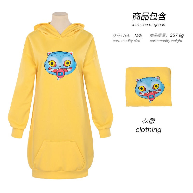 Monenjoy　KPOPガールズ! デーモン・ハンターズ　ゾーイ 　パーカー　黄色　オーバーサイズパーカー　 子供　ルミ　ミラ　 コスプレ衣装　舞台服　黒色　キラキラ　ライブ服　KPop Demon Hunters