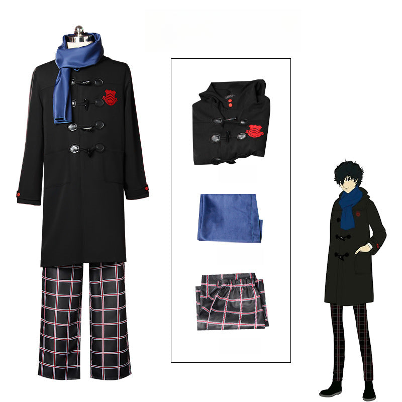 Monenjoy ペルソナ5 The Animation 雨宮蓮 コスプレ衣装　冬服　日常服　イベント　GS1357 - Monenjoy