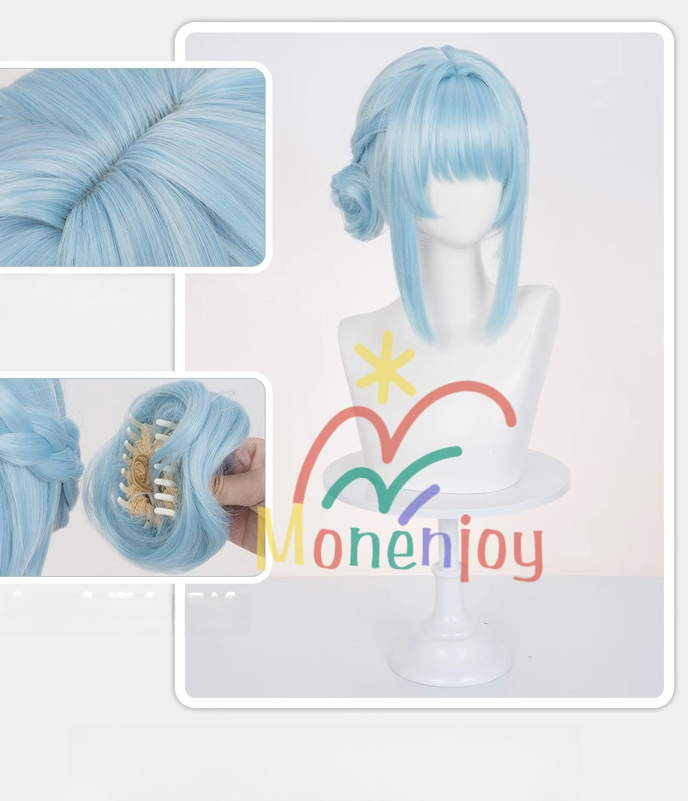 Monenjoy　原神　イネファ　コスプレ　ウィッグ　カツラ　40㎝　ブンブンサンダーウェーブ