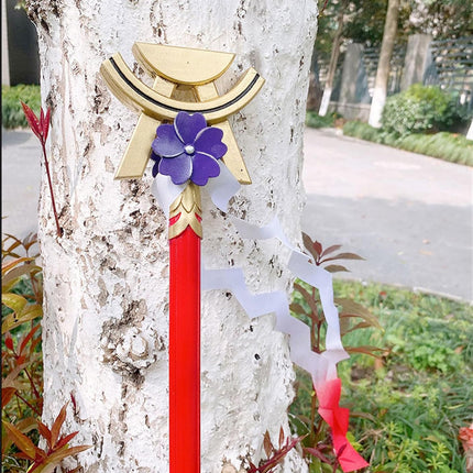 Monenjoy 原神 コスプレ道具 喜多院十文字槍 約181cm トーマ 雷電将軍 元素爆発 アクセサリー PU製造 cosplay 学園祭 イベント ハロウィン COS おもちゃ [並行輸入品]