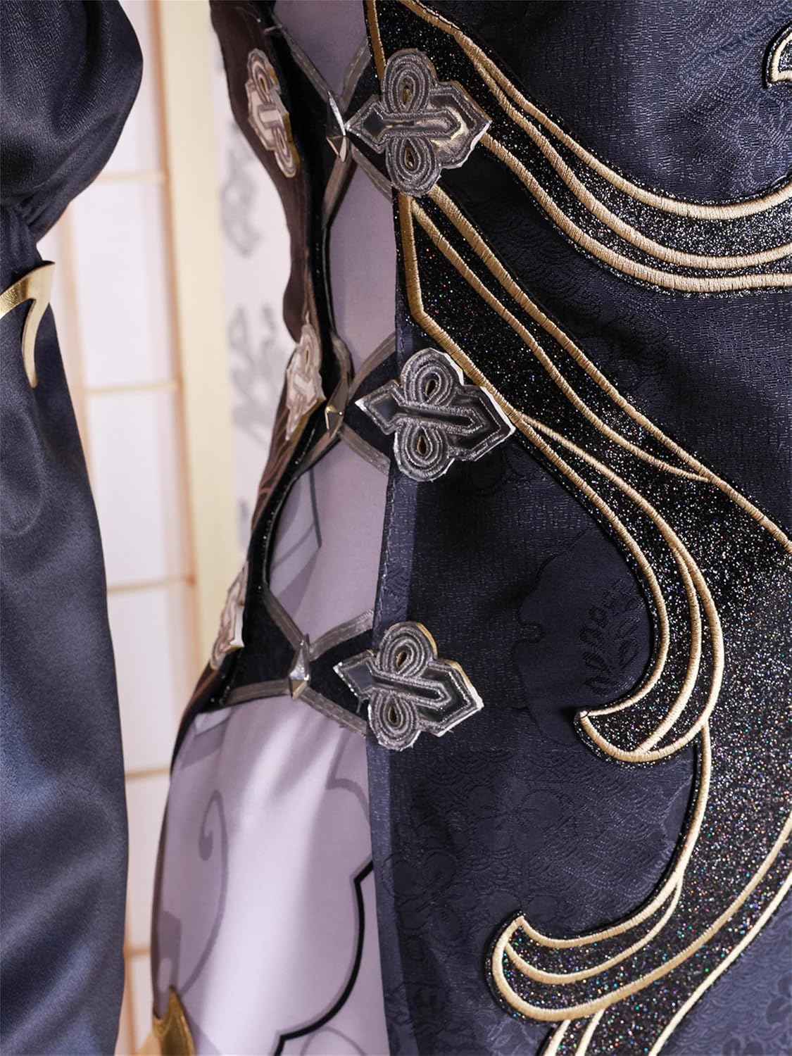 Monenjoy 原神　申鶴　冷花幽露 　コスプレ衣装　海灯祭祝い 礼服 ワンピース コスプレ衣装　洋服 コスチューム イベント コスプレ ハロウィン 洋風 可愛い 舞台衣装 - Monenjoy