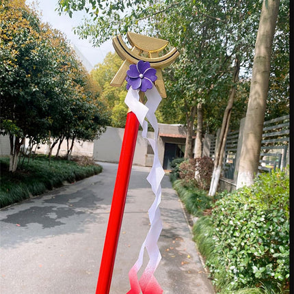 Monenjoy 原神 コスプレ道具 喜多院十文字槍 約181cm トーマ 雷電将軍 元素爆発 アクセサリー PU製造 cosplay 学園祭 イベント ハロウィン COS おもちゃ [並行輸入品]