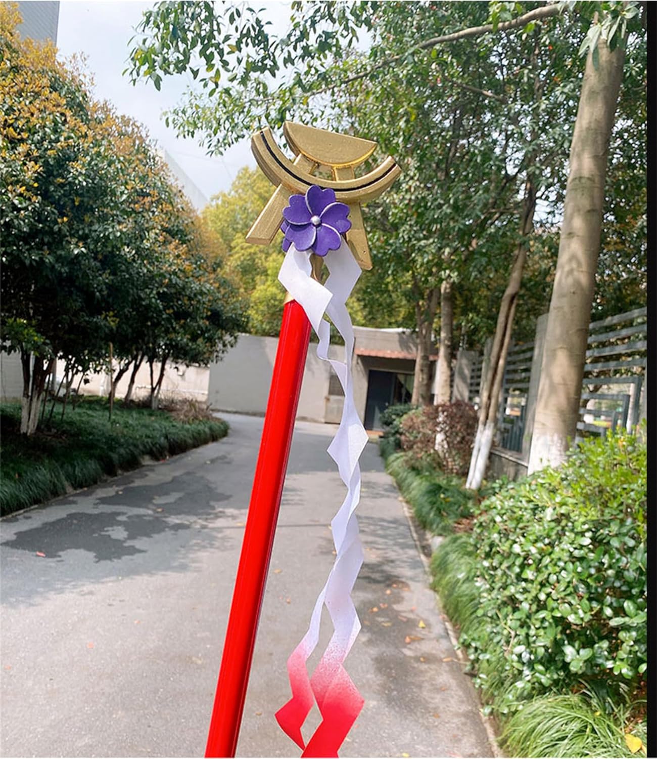 Monenjoy 原神　八重神子　コスプレ道具　 約60cm 法杖 法器 殺生櫻 PU製造 cosplay - Monenjoy