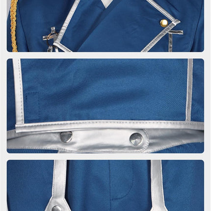 monenjoy 鋼の錬金術師師エドワード コスプレ エドワード・エルリック コスチューム ハガレン COS 学園祭 ハロウィン 舞台衣装 撮影 - Monenjoy