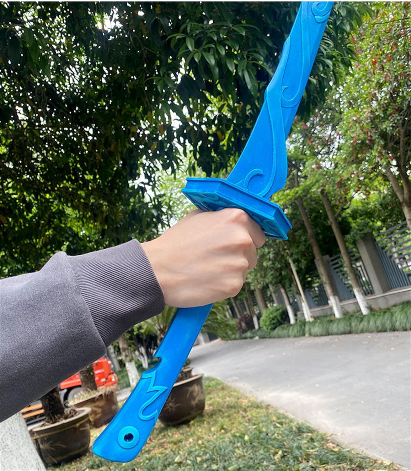 Monenjoy 原神 コスプレ道具 喜多院十文字槍 約181cm トーマ 雷電将軍 元素爆発 アクセサリー PU製造 cosplay 学園祭 イベント ハロウィン COS おもちゃ [並行輸入品] - Monenjoy