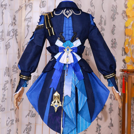 Monenjoy 原神 申鶴 しんかく 冷花幽露 礼服 ワンピース 洋服 コスチューム イベント コスプレ ハロウィン 洋風 可愛い 舞台衣装