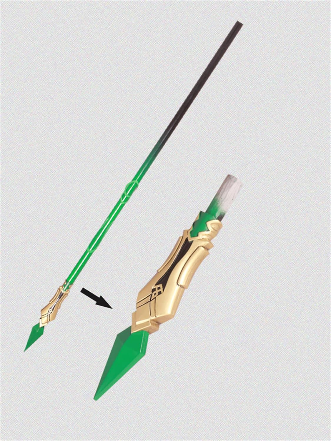 Monenjoy 原神 コスプレ道具 喜多院十文字槍 約181cm トーマ 雷電将軍 元素爆発 アクセサリー PU製造 cosplay 学園祭 イベント ハロウィン COS おもちゃ [並行輸入品] - Monenjoy