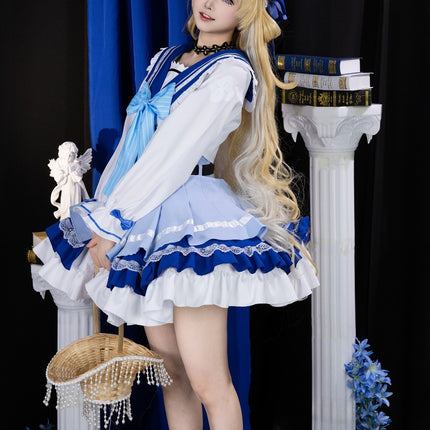 Monenjoy　鳴潮　ローソンコラボ　フィービー　コスプレ衣装　ワンピース　ドレス　セーラー服　ロリータ　共鳴者　コスチューム　イベント　かわいい　