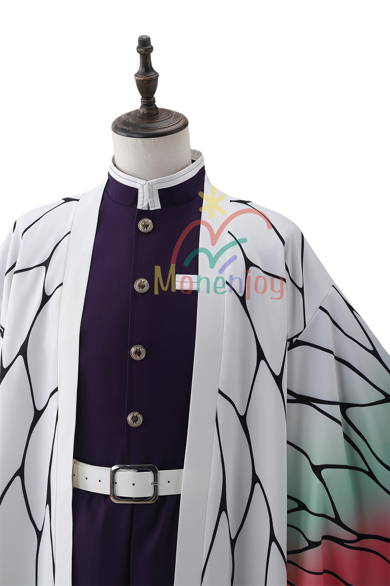 Monenjoy 鬼滅の刃 胡蝶 しのぶ コスプレ衣装 蟲柱 こちょう しのぶ 隊