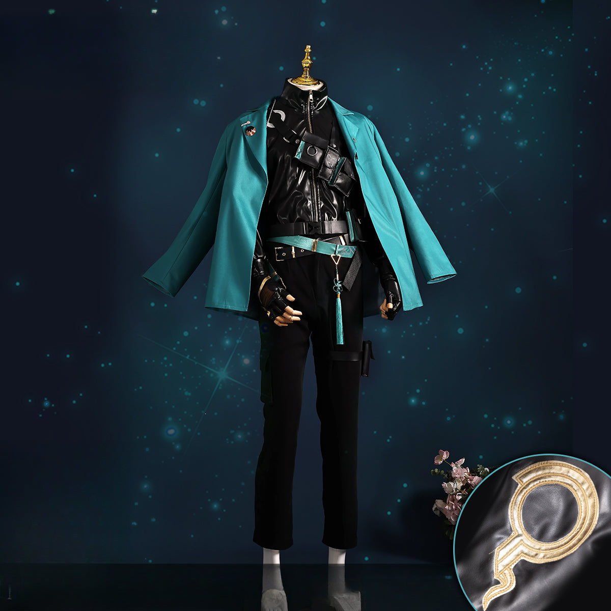 Monenjoy　鳴潮 (Wuthering Waves)　コスチューム　忌炎（きえん）　同人服　コラボIP限定版　イヤリング付　めいちょう　コスプレ衣装　イベント　仮装　ハロウィン　 - Monenjoy