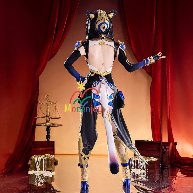 Monenjoy　崩壊スターレイル　サフェル　Cipher　オンパロス　コスプレ衣装　コスチューム　イベント　尻尾付き