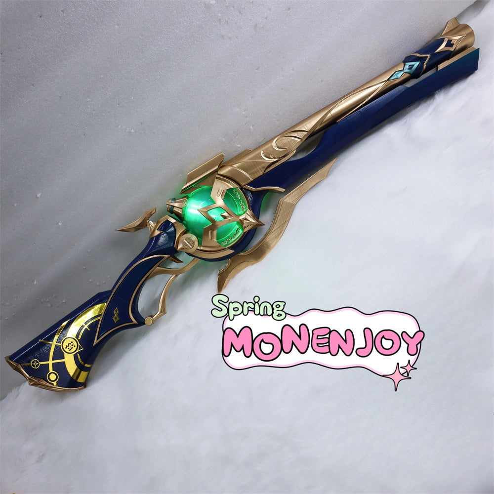 Monenjoy 崩壊スターレイル アナイクス　武器モデル　コスプレ小物　アナクサゴラス　80cm　PLA材　Anaxa　銃の武器　発光番　オンパロス/神悟の樹庭 - Monenjoy