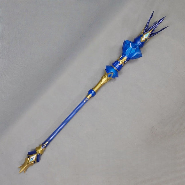Monenjoy Cerydra Staff จาก Collapse Star Rail, 100 ซม., อุปกรณ์ประกอบฉากคอสเพลย์, โมเดลอาวุธ, มงกุฎ, The Lord Who Controls the Pieces, Cerydra 