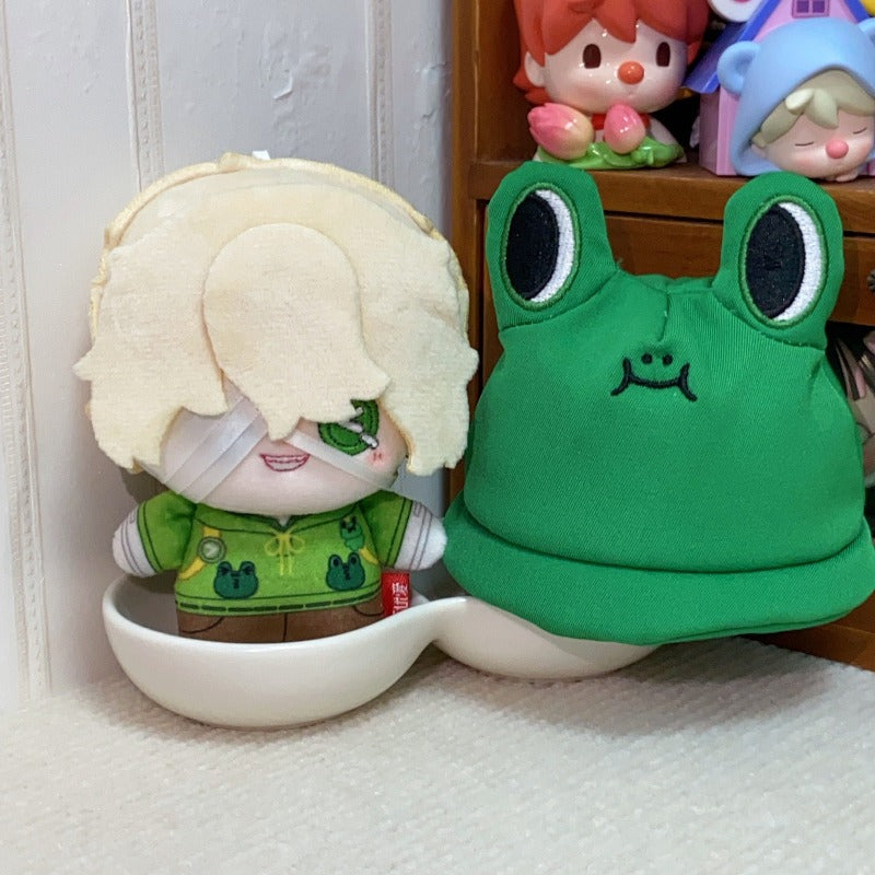 Monenjoy 第五人格  火災調査員 ぬいぐるみ 10cm着脱式の帽子付き  初期衣装 LEONARD  アイデンティティ5 綿人形 推し活 フロリアン・ブランド IdentityV 萌えグッズ 同人グッズ プレゼント