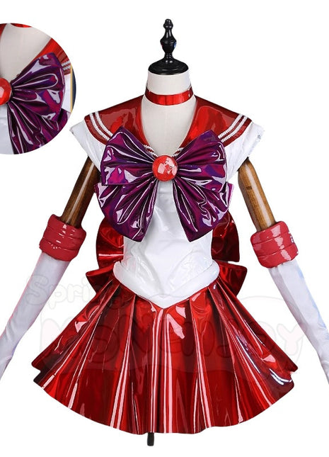 Monenjoy 美少女戦士セーラームーン　火野レイ / セーラーマーズ　コスプレ衣装　セーラースーツ Ver　コスチュームGS1377 - Monenjoy