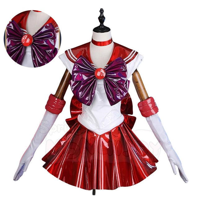 Monenjoy 美少女戦士セーラームーン 火野レイ / セーラーマーズ コスプレ衣装 セーラースーツ Ver コスチュームGS1377 - Monenjoy