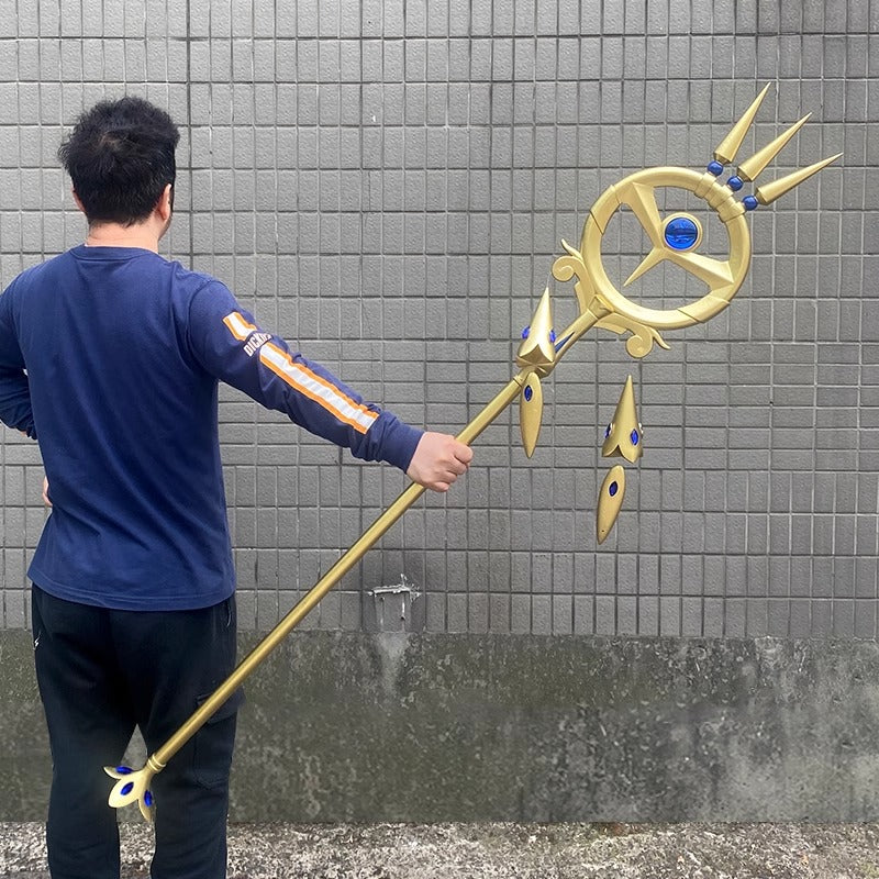 Monenjoy　サイレント・ウィッチ　モニカ・エヴァレット　法杖　コスプレ道具　158cm　PUゴム製　魔術師・七賢人GS1390 - Monenjoy