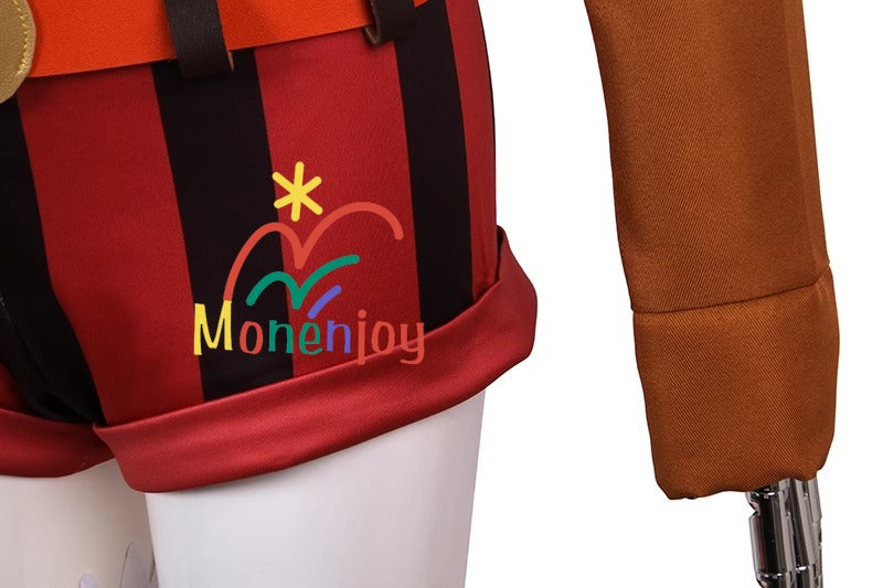 Monenjoy　ONE PIECE　ジュエリー･ボニー　 RED コスチューム　イベント　喰らい　仮装　おもちゃ　帽子付　元王下七武海　 - Monenjoy