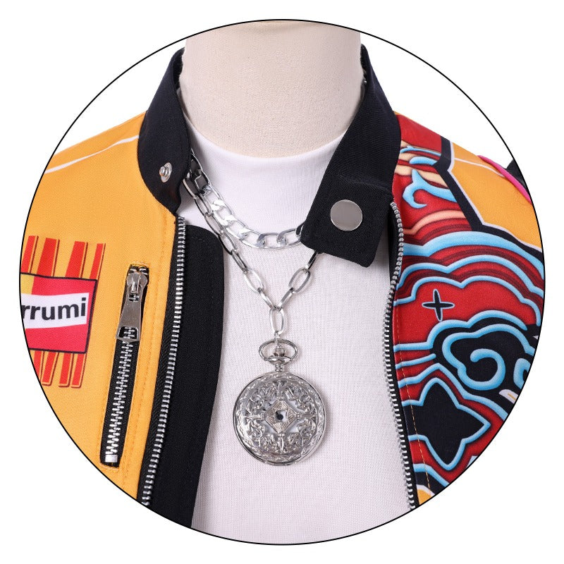 Monenjoy Anime Movie KPOP Girls! Demon Hunters Rumi Zoe Korean Style Cosplay Costume KPOP Superstar 