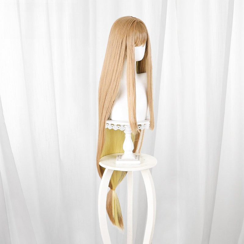 超かぐや姫　コスプレ　ウィッグ　かぐや姫　完成品 超かぐや姫 かぐや コスプレウィッグ 耳なし 未セット ネット付き 耐熱