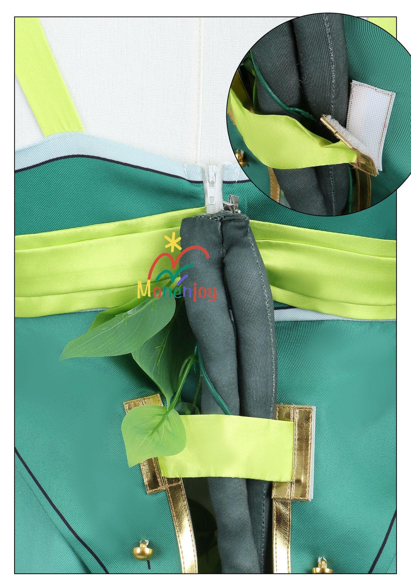 Monenjoy　鳴潮　ヴェリーナ　コスプレ衣装　かわいい　ワンピース　髪飾り付 - Monenjoy