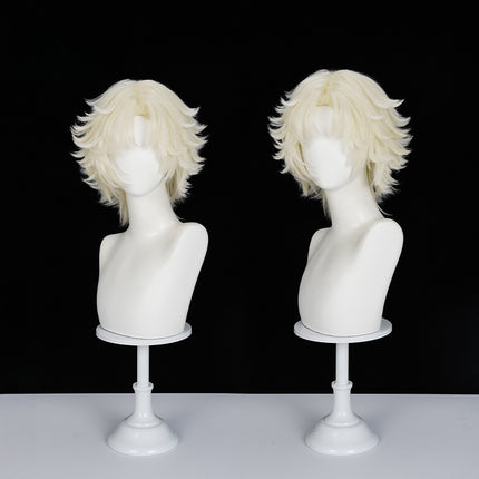 Monenjoy アイデンティティ5 探鉱者　トゥルース＆リーズニング　カツラ　34cm 第五人格/IdentityV　ウィッグ　コスプレ道具