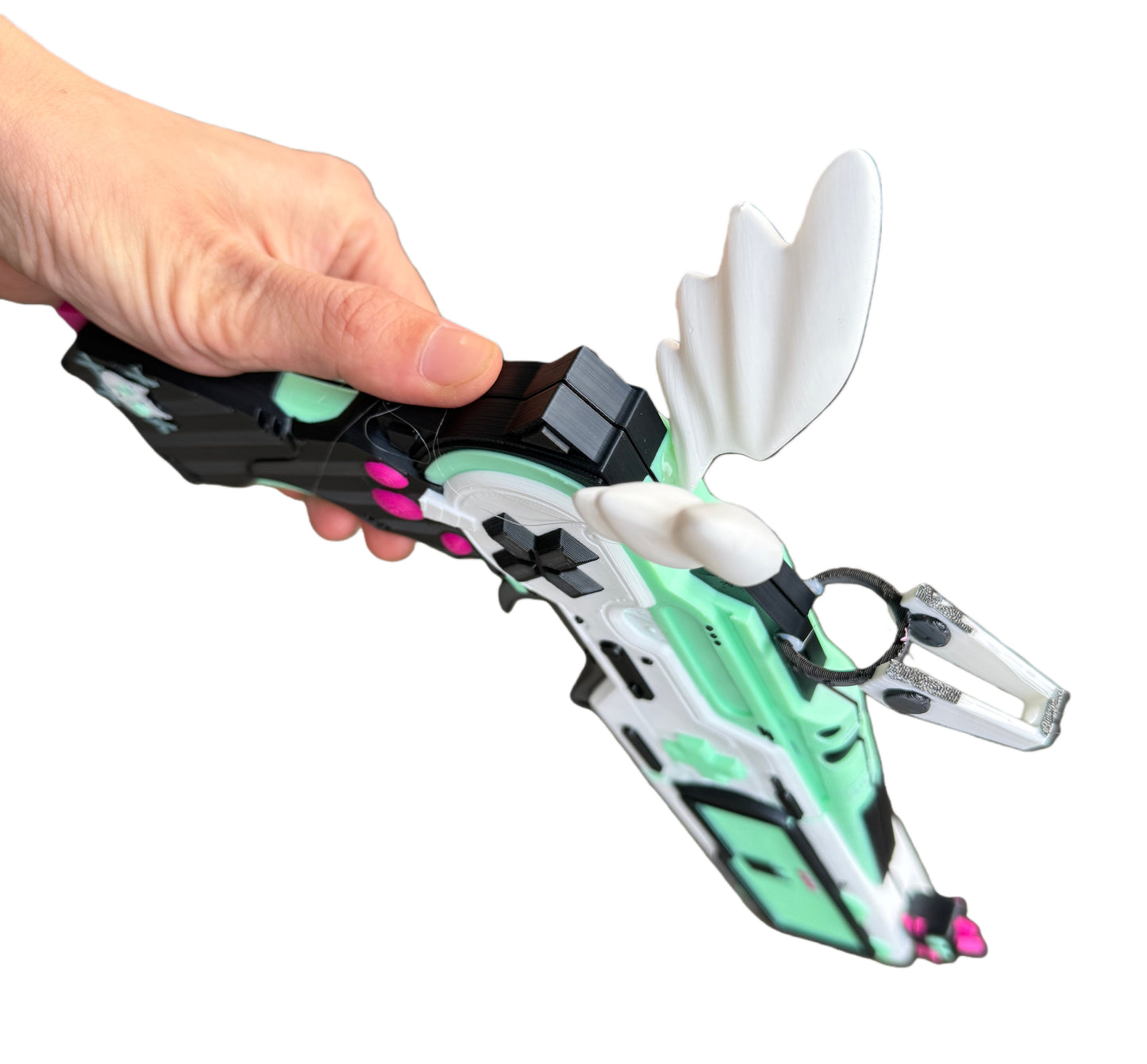 Monenjoy 鳴潮 リンネー スペクトル・ブラスター 28cm PLA材質　モチーフ武器 コスプレ道具　リンネーの武器　武器モデル　アクセサリー PVC材質　イベント