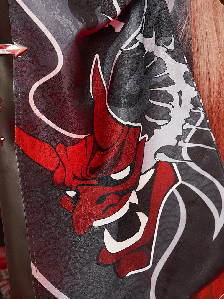 Monenjoy　崩壊スターレイル　黄泉　集真赤　舞台服　刺繍生地　花紋生地　コスチューム　変装　イベント　仮装　花火大会　学園祭　COS　 - Monenjoy