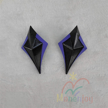 Monenjoy コスプレ小道具 原神 ドゥリン 角 　Durin　悪魔の角  PLA製 3Dプリント　龍人・ホムンクルス 魔龍ドゥリン　 コスプレ用アクセサリー  髪飾り　イベント　仮装　軽量