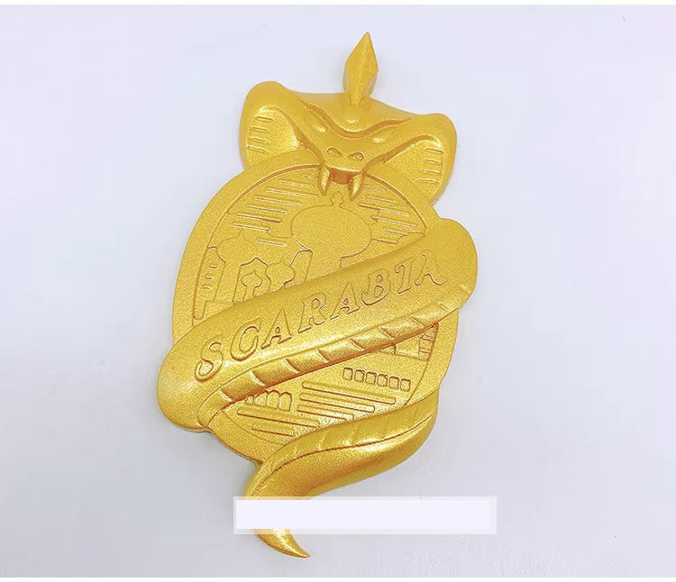 Monenjoy ツイステ コスプレ道具　ブローチ 制服 校章 腕章 ピンバッジ　PU製　撮影道具　コスチューム　イベント　仮装　ハロウィン　学園祭　周年祭　おもちゃ - Monenjoy