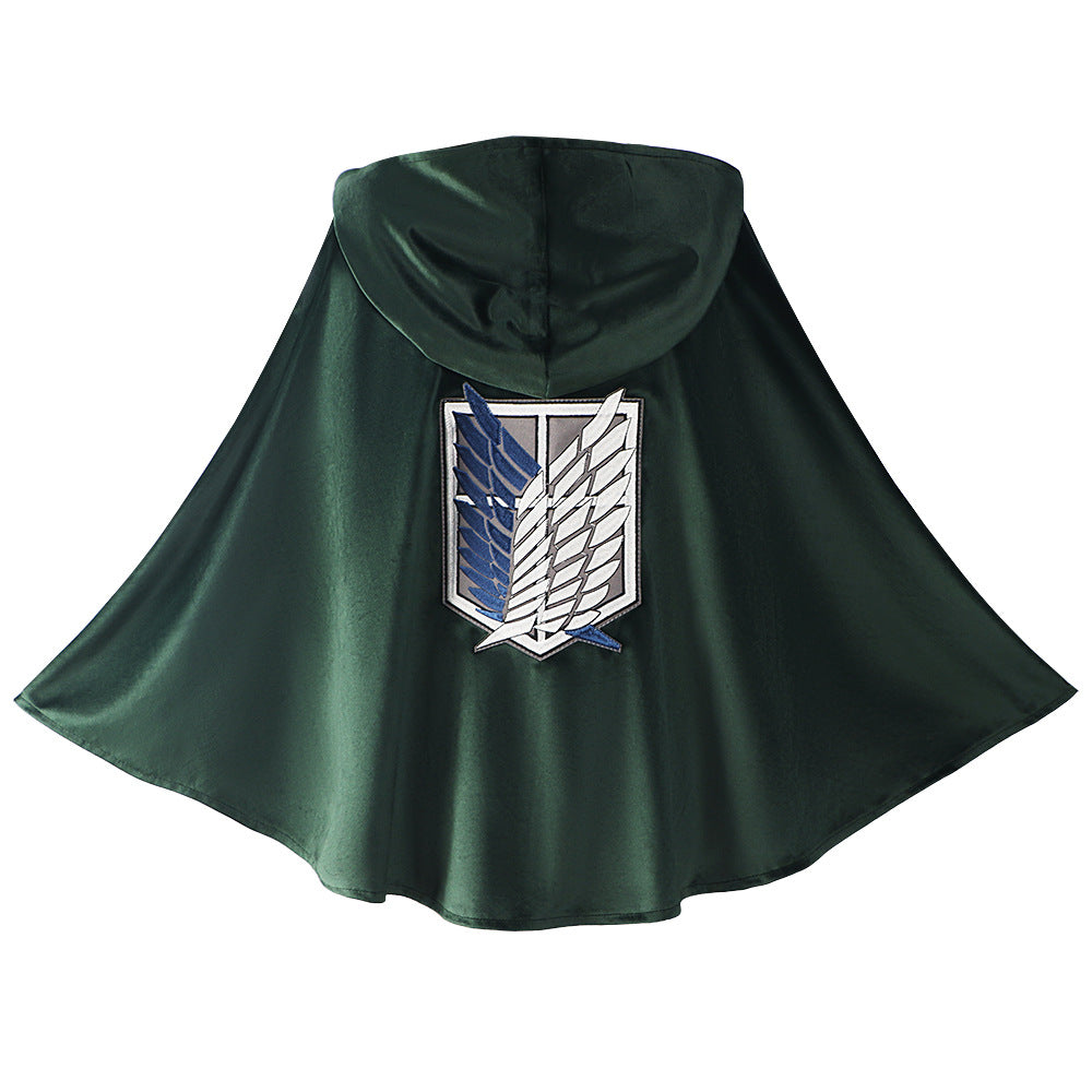 Monenjoy　劇場版「進撃の巨人」完結編 THE LAST ATTACK　コスプレ衣装　 戦闘服　マント追加可能　イベント　仮装　ハロウィン - Monenjoy