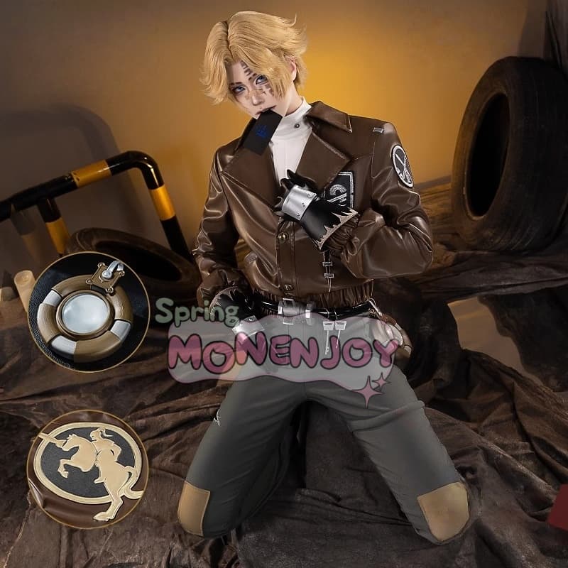 Monenjoy　アイデンティティ5　探鉱者 ハイウェイナイト SSR　人工皮革+伸縮パンツ+3D樹脂パーツ 高品質再現